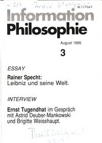Information Philosophie 3. August 1995.