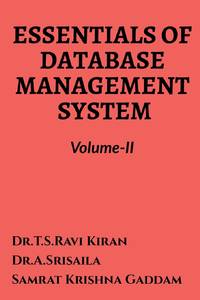 Essentials of Database Management System Volume-II