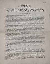 1889 NASHVILLE PRISON CONFERENCE [caption title]