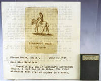 Lincoln's Gettysburg Speech. Together with: two TLs from Bernhardt Wall to Natalie Williams and a copy of the Kingsport Press Addresses of Abraham Lincoln