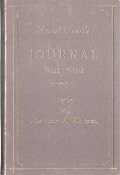 Hans Arentz’s Journal 1822-1828. Gyldendals…