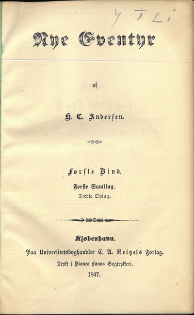Nye Eventyr. Første Bind - Andet Bind. I-II. MEDBUNDET : Billedbog uden Billeder. (photo 1)