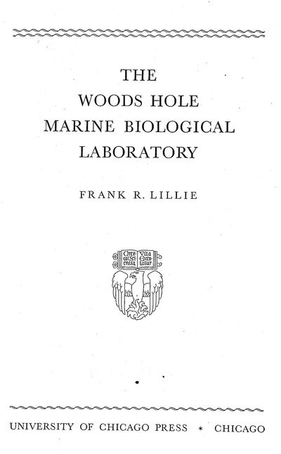 The Woods Hole Marine Biological Laboratory