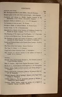 Medium Aevum Volume XXVI 1957 Britain's place in Irish Martyrologies