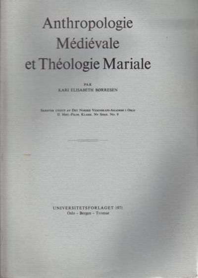 Anthropologie Médiévale et Théologie Mariale.…