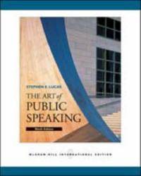 The Art of Public Speaking: With Student CDs 5.0, Audio CD set PowerWeb and Topic Finder by Stephen E. Lucas - 2006-01-18