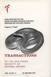 image of Axial Myology of the Racer Coluber Constrictor with Emphasis on the Neck Region