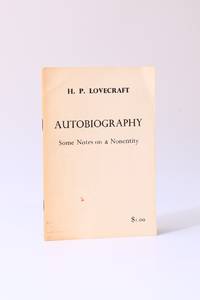 Autobiography: Some Notes on a Nonentity