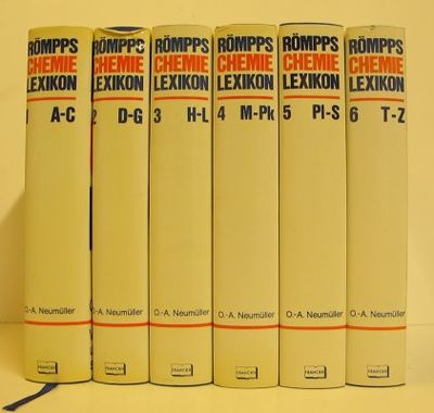Römpps Chemie-Lexikon. 1-6.