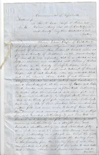 Deed Cambridge Mass 1849 for corner or Prospect and Austin