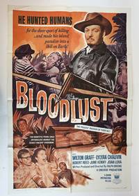 ORIGINAL "BLOODLUST" MOVIE POSTER