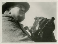 image of Original double weight photograph of Robert J. Flaherty with his camera