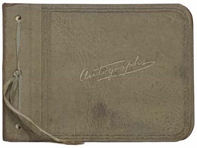 Autograph Album, Circa Early 1900s