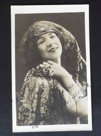 AUTOGRAPH RP POSTCARD Gwendoline Brogden English Opera Musical Comedy Star 1920 AUTOGRAMM...
