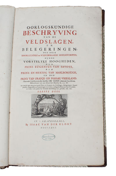 Oorlogskundige Beschryving van de Veldslagen, en…