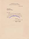 Letter Signed By General Joseph Stillwell, Blamed By Many For The Fall Of China