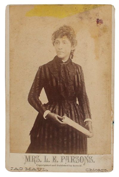 Mrs. L.E. Parsons. [Caption title]