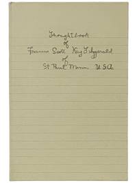 Thoughtbook of Francis Scott Key Fitzgerald [Thought Book]