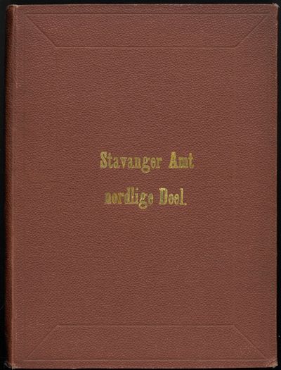 Stavanger Amt nordlige Del.