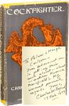 Cockfighter (First Hardcover Edition, inscribed in 1973)