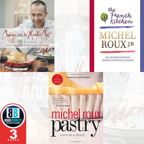 Michel Roux Jr Collection 3 Books Set,Cooking with The Master Chef,Pastry,The French Kitchen by Michel Roux Jr Collection 3 Books Set,Cooking with The Master Chef,Pastry,The French Kitchen by