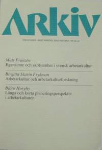 Arkiv för studier i arbetarrörelsens historia. Nr…
