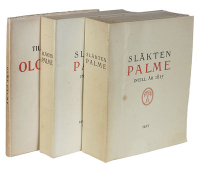 Släkten Palme intill år 1815. Försök till en…