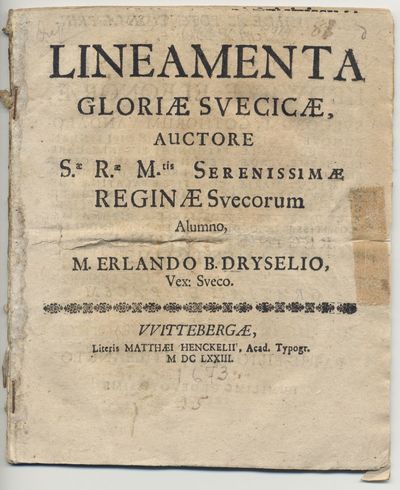 Lineamenta gloriæ Svecicæ.