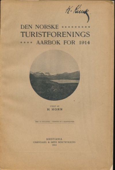 Den norske Turistforenings årbok 1914