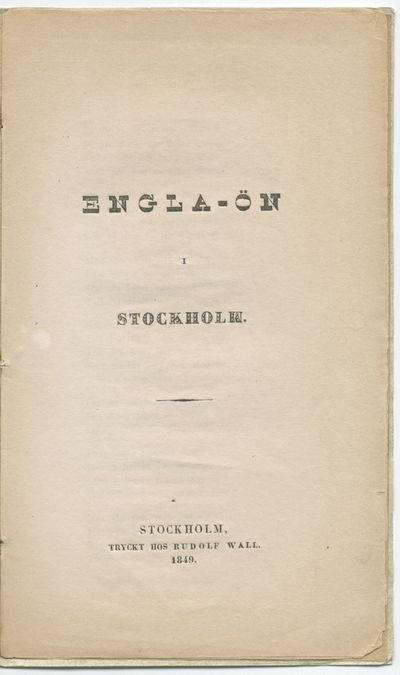 Engla-ön i Stockholm.