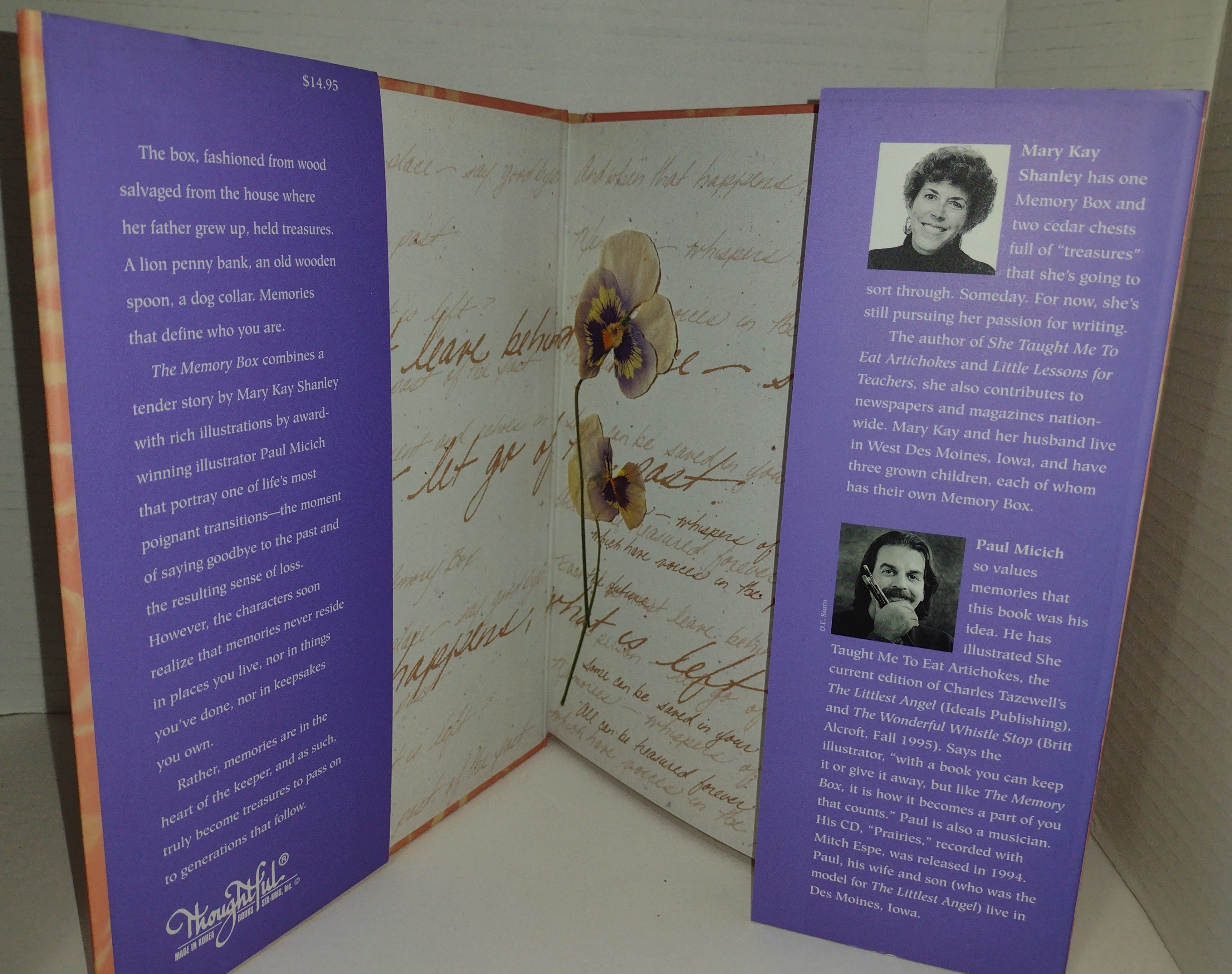 The Memory Box Gathering the Keepsakes of the Heart by Mary Kay Shanley