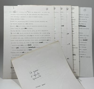 Original manuscript for 'Un giorno d'aprile…