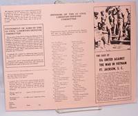 The case of GIs United Against the War in Vietnam, Ft. Jackson, SC de GI Civil Liberties Defense Committee - 1969