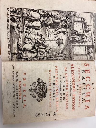 La secchia rapita, poema eroicomico [...] colle…