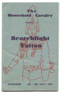 image of THE HOUSEHOLD CAVALRY PRESENTS A SEARCHLIGHT TATTOO. HOME PARK, WINDSOR, 6th, 7th, 8th, JULY, 1954.