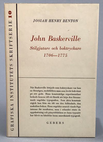 John Baskerville. Stilgjutare och boktryckare…
