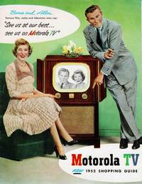 MOTOROLA TELEVISION ADVERTISEMENT FEATURING BURNS AND ALLEN 1952 Shopping  Guide