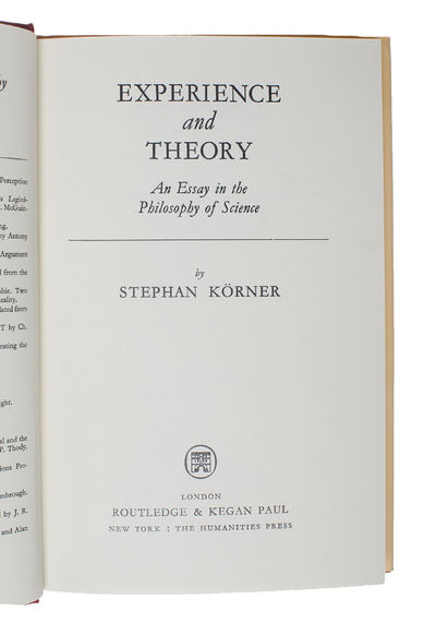 Experience and Theory: An Essay in the Philosophy of Science. (photo 2)