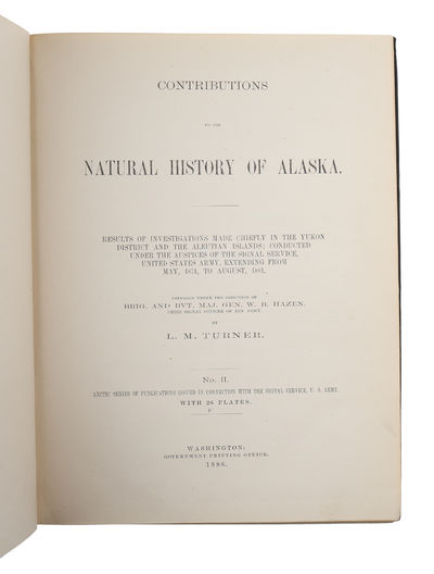 Contributions to the Natural History of Alaska.…