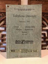 Telephone Directory Duvall Granite Falls Monroe Snohomish Sultan