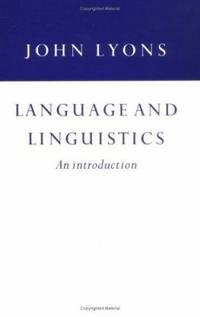 Language and Linguistics