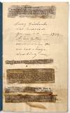 Pocket-sized Booklet with Ink Genealogical Notes of Unidentified Massachusetts Resident, 1850s-1870s