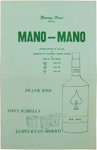 BOWERY PRESS PRESENTS MANO-MANO