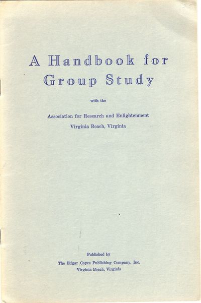 A Handbook for Group Study with the Association for Research and Enlightenment