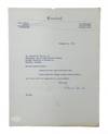 Typed Letter Signed