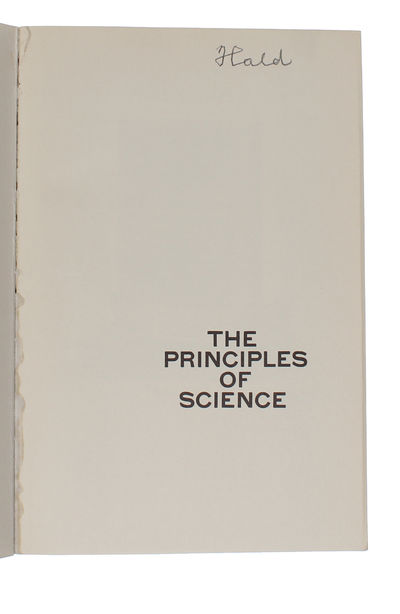 The principles of Science. A Treatise on Logic and Scientific Method. New Introduction by Ernest Nagel. (photo 2)