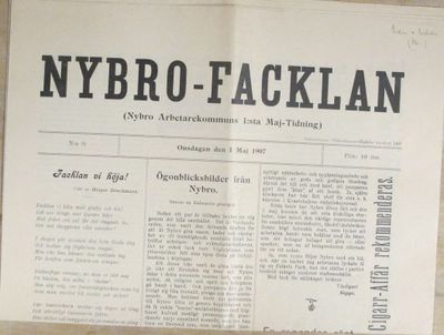 Nybro-facklan. (Nybro arbetarekommuns 1:sta…