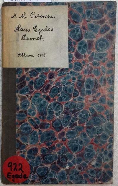 N. M. Petersen: Hans Egedes Levnet