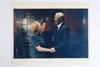 NELSON MANDELA SHAKING HANDS WITH A WOMAN PHOTOGRAPH [Signed by Mandela]