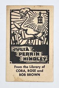 [CULINARY] [BOOKPLATE] JULIA PERRIN HINDLEY